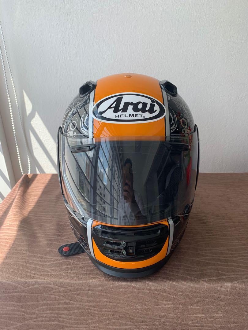 Arai RAPIDE-IR CHOPPER Full Face Helmet (M size), Motorcycles ...