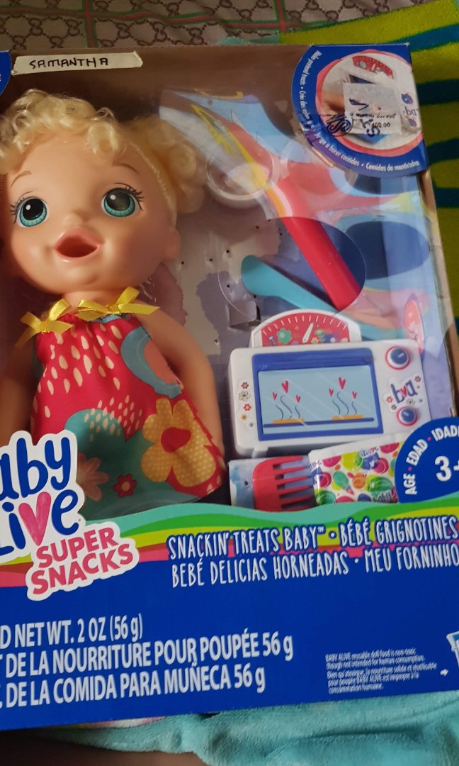 baby alive snackin treats