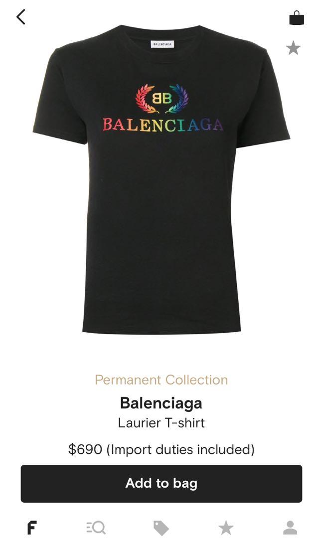 Balenciaga laurier t shirt outlet