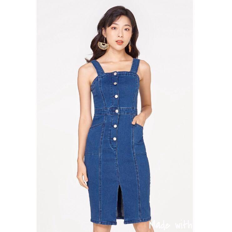 Denim pencil dress Clearance