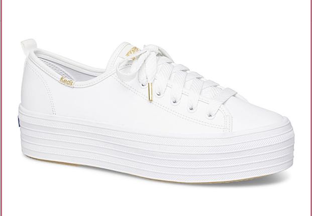 Women Keds Triple Up Leather White 