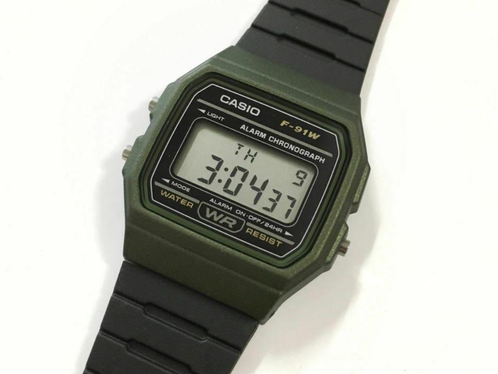 casio f91 water resistant