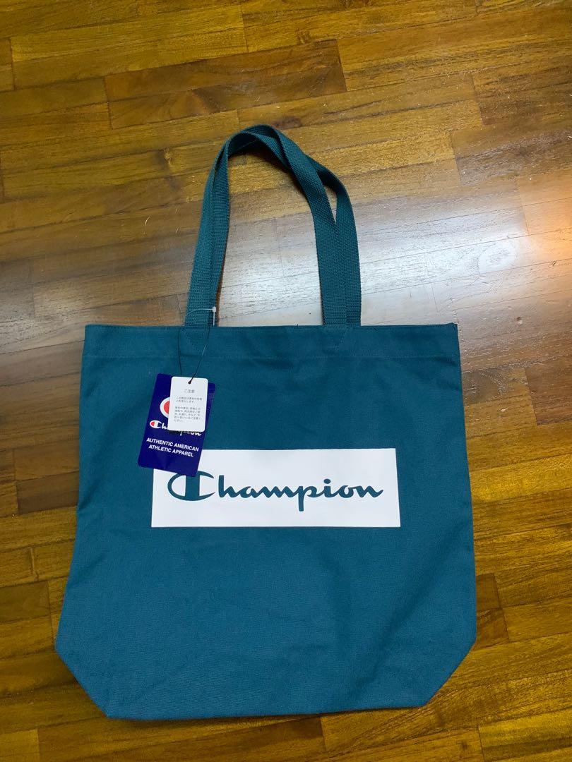 champion tote bag womens blue