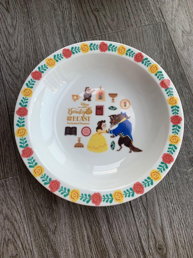 Disney Plates Beauty and the beast, Furniture & Home Living