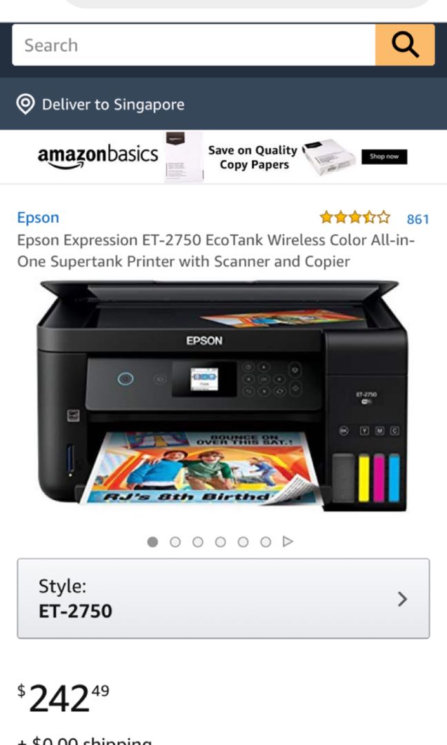 epson 2750 scanner