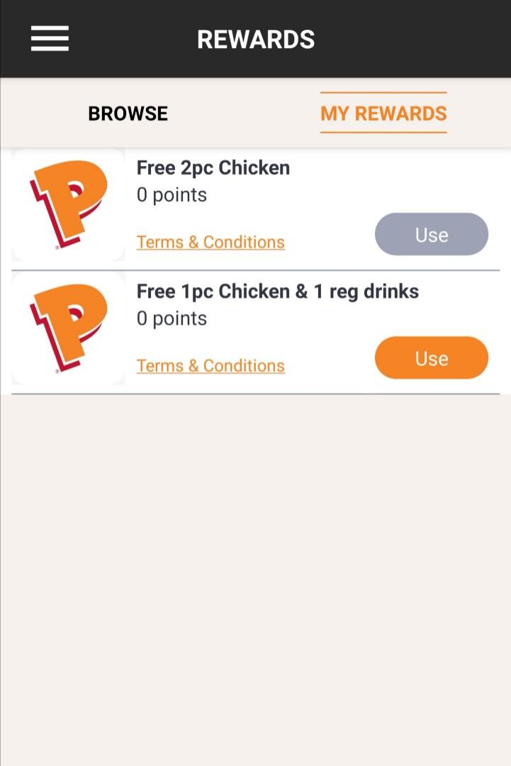 FREE Popeyes chicken + drinks!, Food & Drinks, Instant Food on Carousell