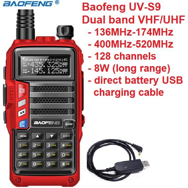 BAOFENG UV-5R5 Walkie Talkies 128 Channel Radio Transceiver VHF/UHF  Wireless