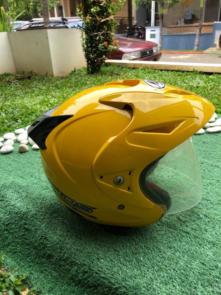 SALE Helm MDS half face ukuran M ringan, Motor di Carousell