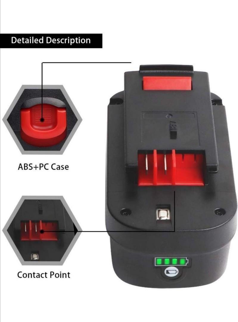 Charger For Black & Decker 244760-00 A1718 A18 A18E FS18BX FS18FL