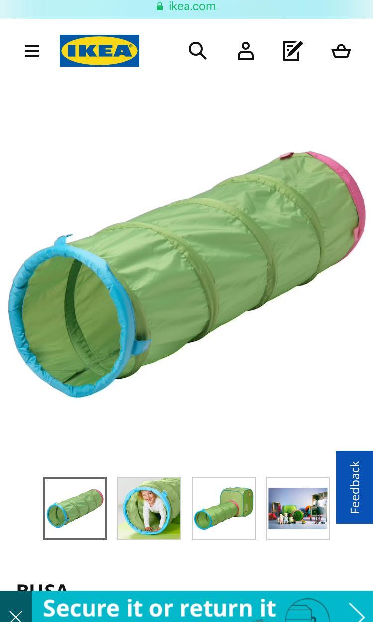 Ikea Busa Children Tent Tunnel Babies Kids Baby Nursery Kids Furniture Kids Tables Chairs On Carousell