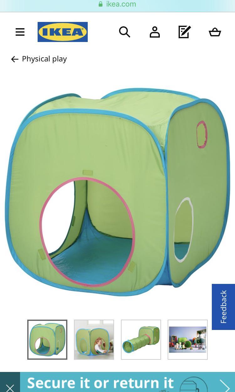 Ikea Busa Children Tent Tunnel Babies Kids Baby Nursery Kids Furniture Kids Tables Chairs On Carousell