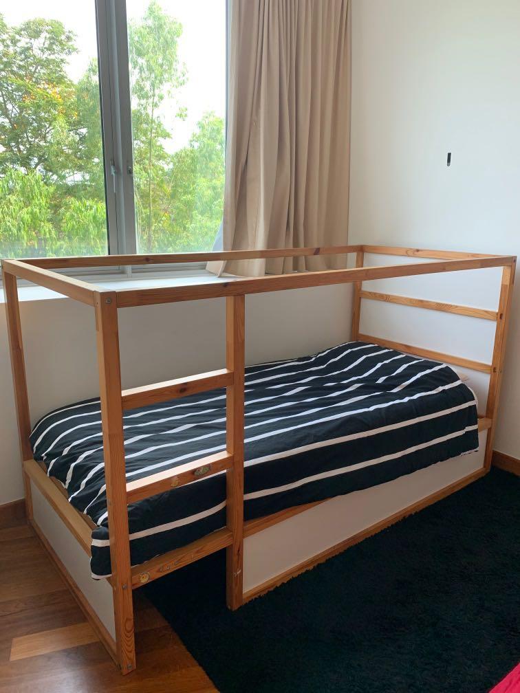 Ikea Kura Reversible Bunk Loft Single Bed, Furniture & Home Living