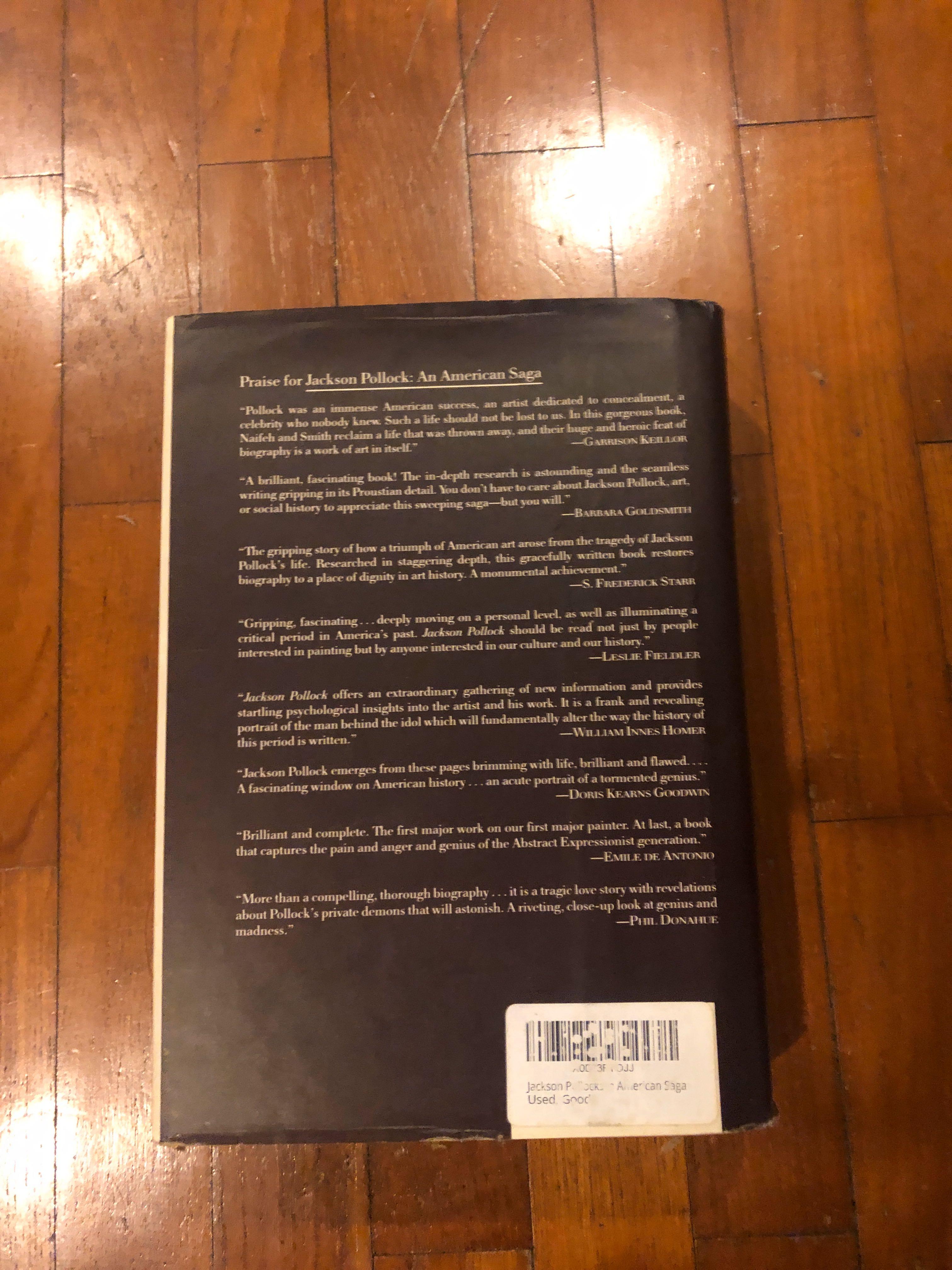 Jackson Pollock An American Saga, Hobbies & Toys, Books & Magazines