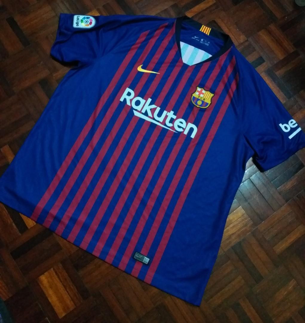 Jersey Barcelona Original 2018 19 XXL Men s Fashion Activewear