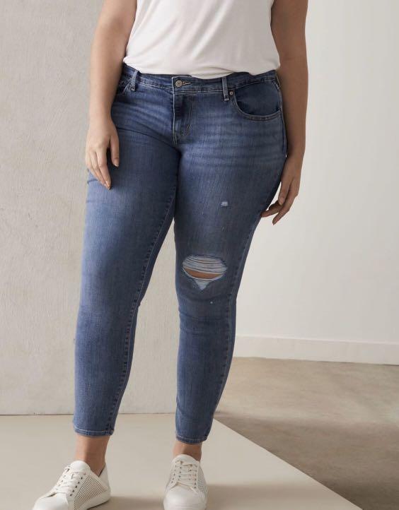 Levi's 711 skinny best sale jeans plus size