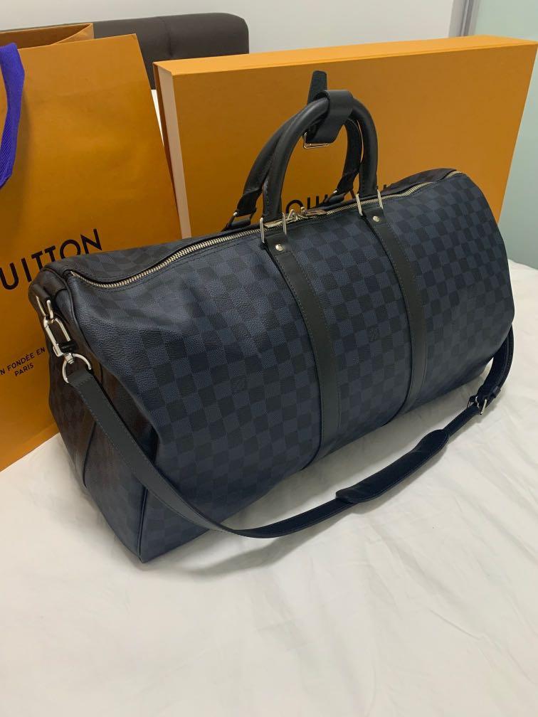 Louis Vuitton Keepall Bandouliere 55 Travel Bag