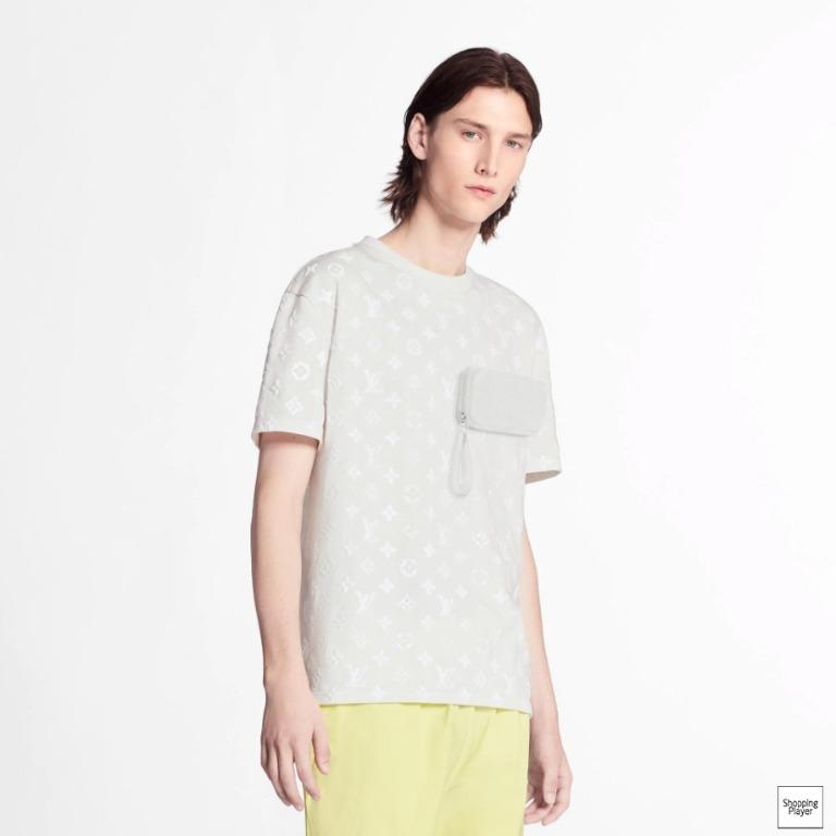 Áo Nam Louis Vuitton Monogram Short Sleeve T-Shirt 'White' 1A7QDQ – LUXITY