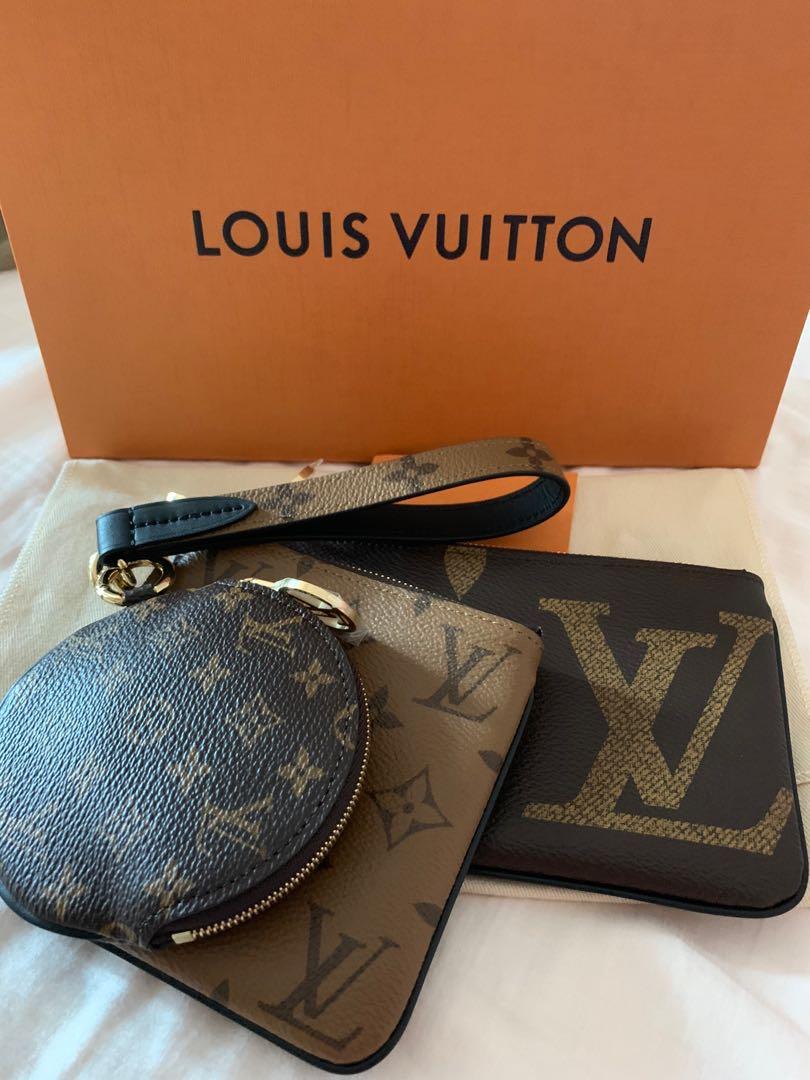 Louis Vuitton Trio Pouch, Luxury, Bags & Wallets on Carousell