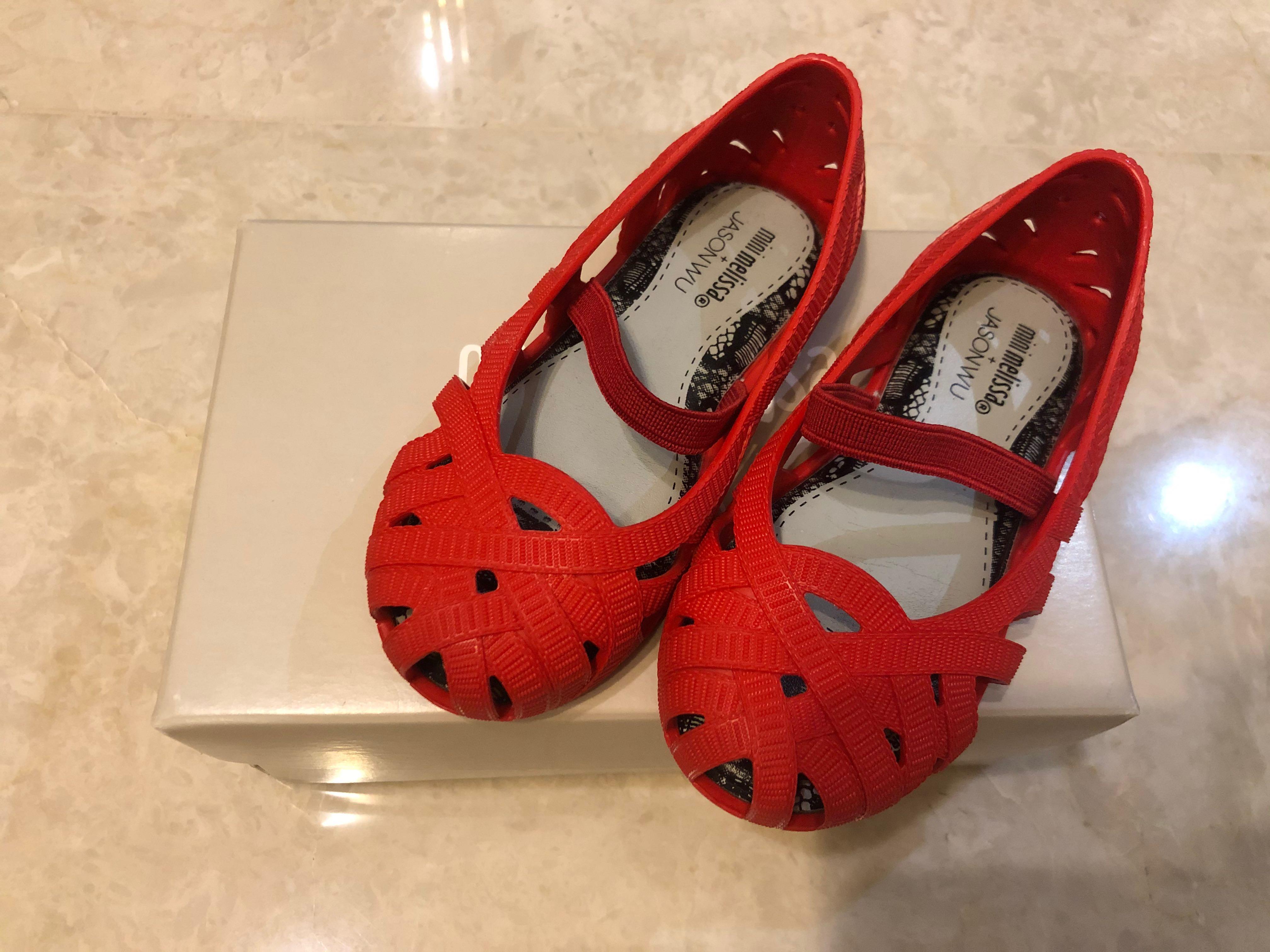 Mini Melissa x Jason Wu Red Size 8 Babies Kids Babies Kids Fashion on Carousell