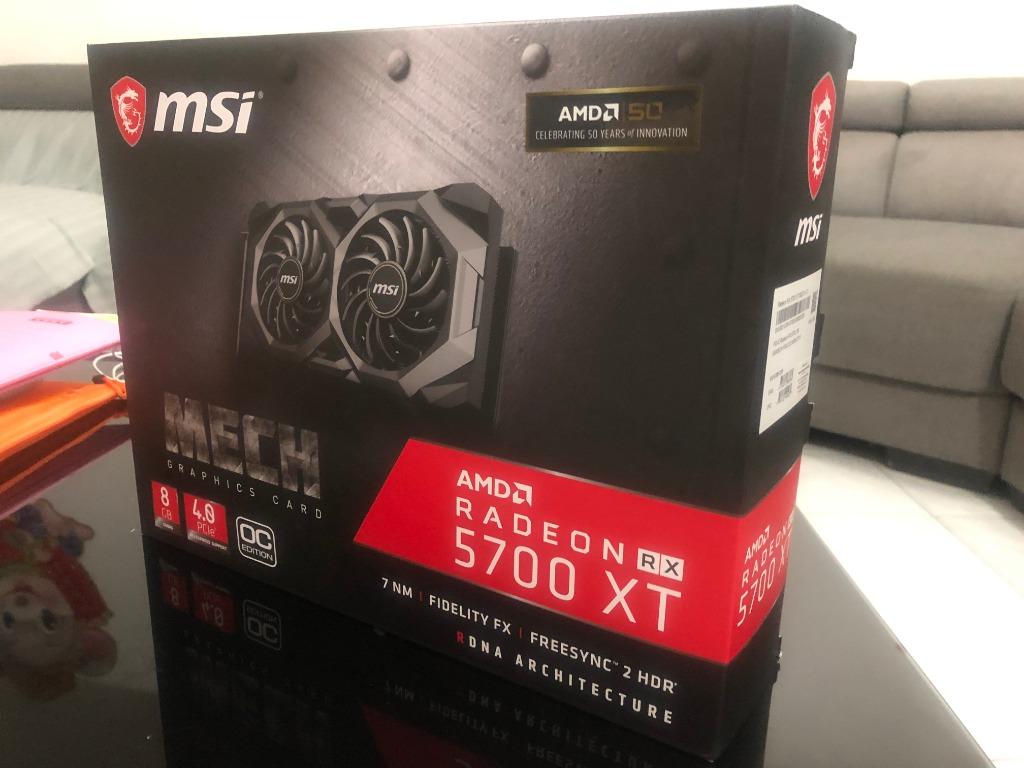 Rx 5700 hotsell xt mech oc