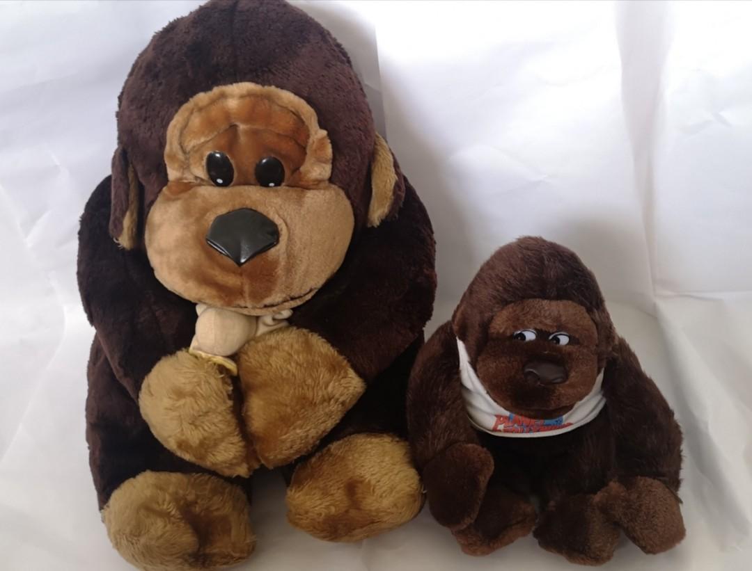 stuffed gorilla with banana