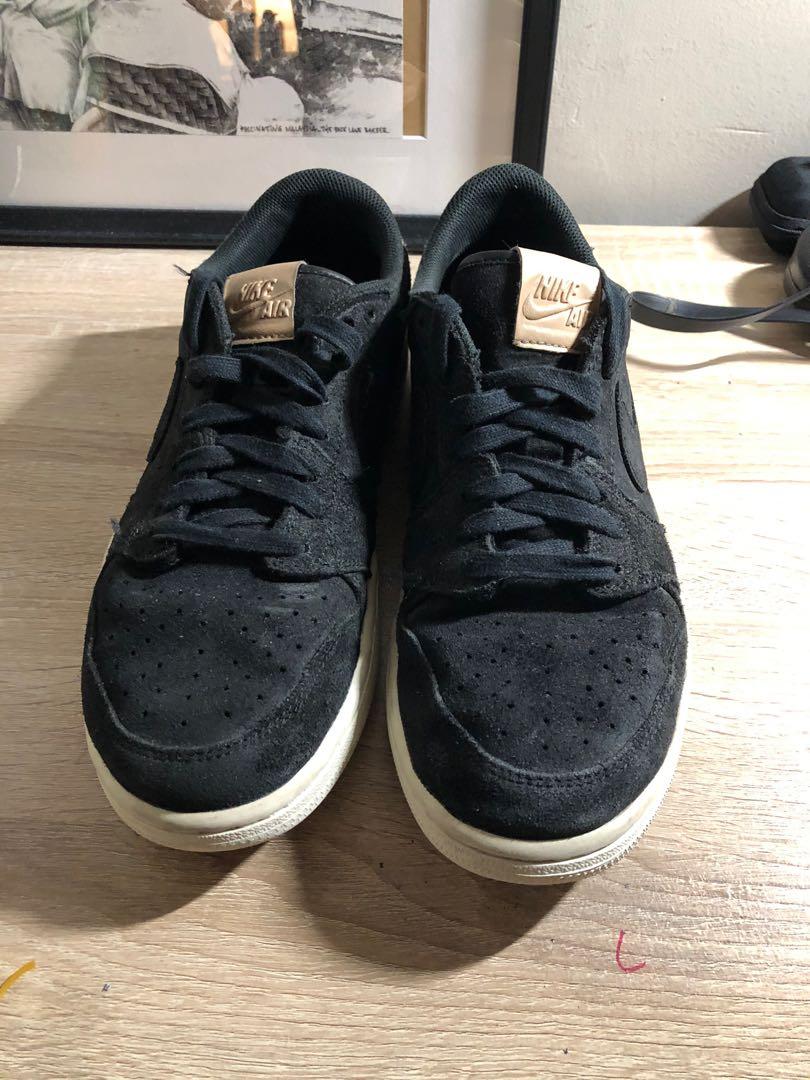 Jordan 1 low black vachetta discount