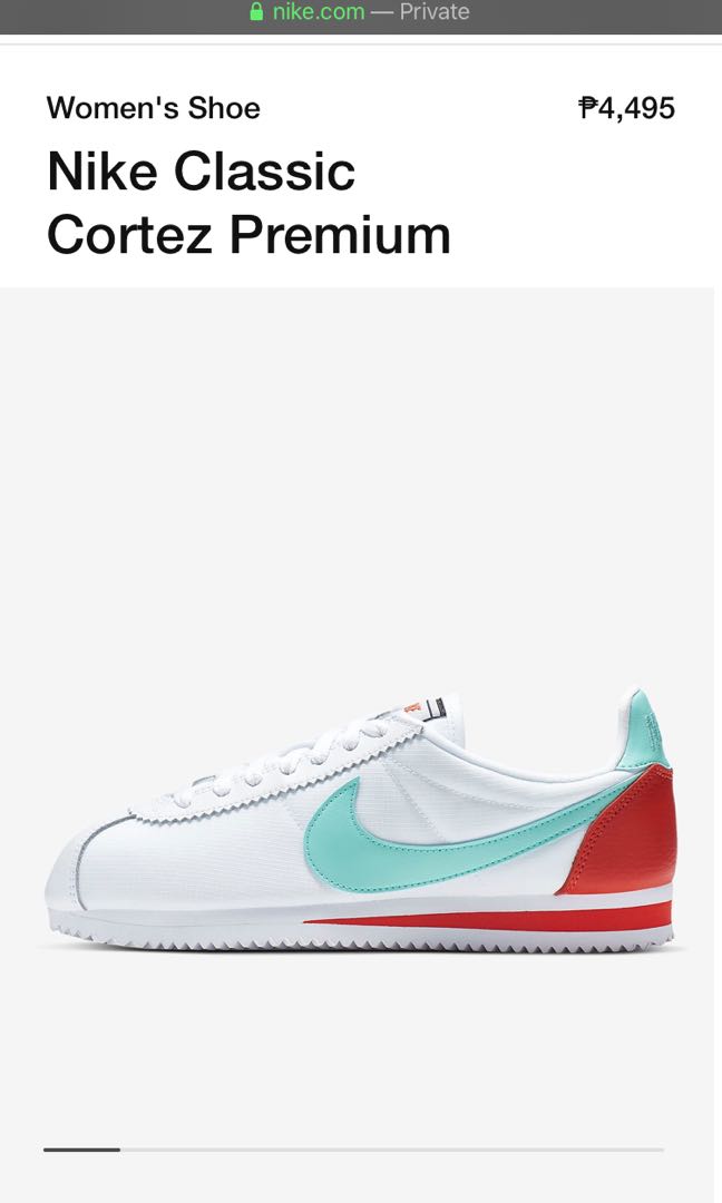 Nike Cortez White Cosmic Clay and Light 