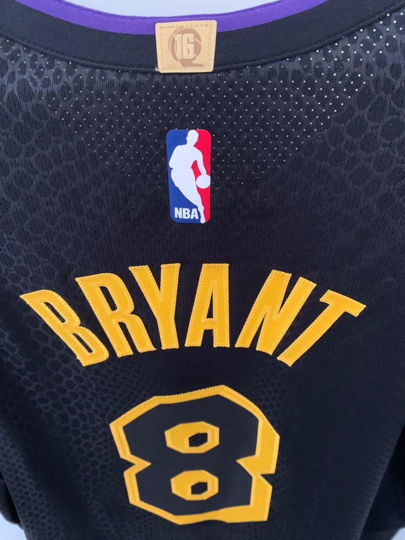 Nike Lakers City Edition Kobe Bryant Authentic Jersey Sz Medium / 44 AJ6430  010