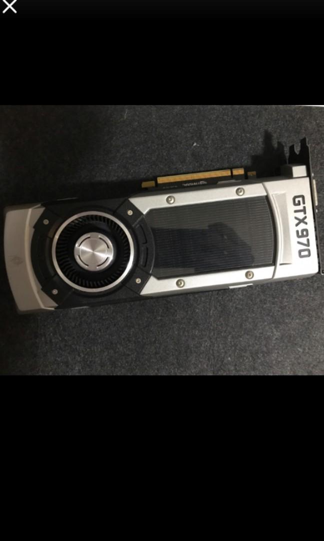 Nvidia Gtx 970 Founders Edition Electronics Computer Parts Accessories On Carousell