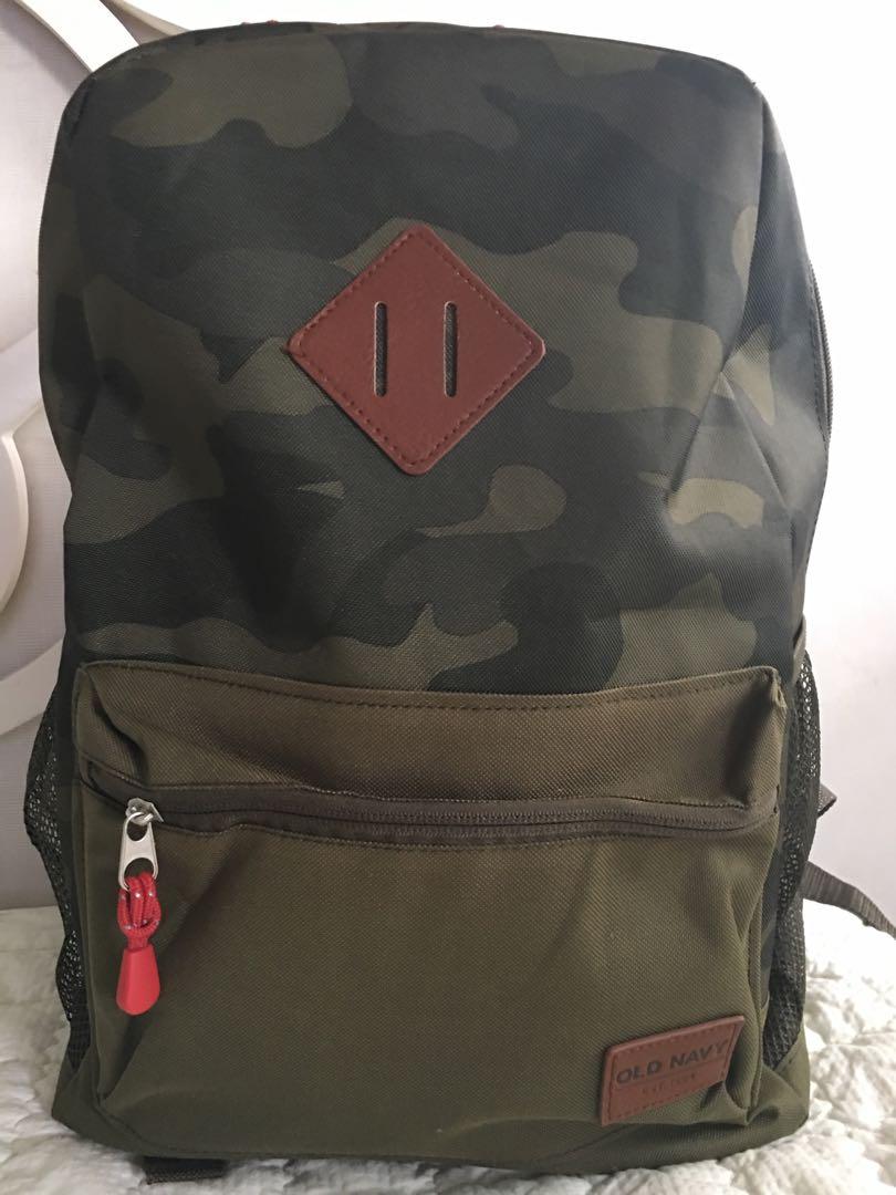 old navy camo backpack