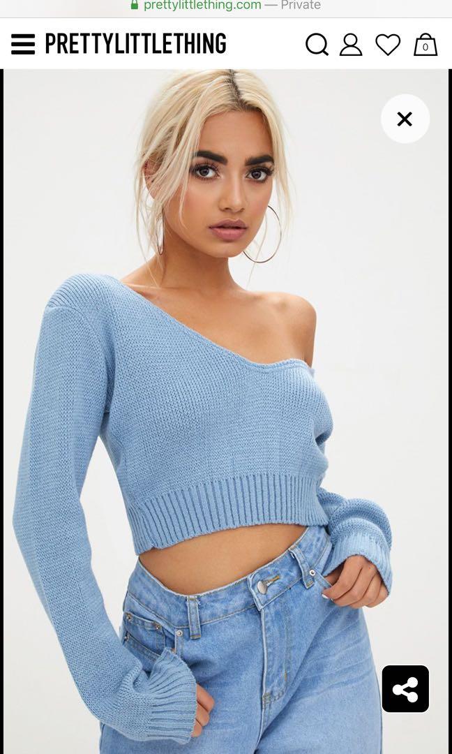 Plt deals cropped sweater