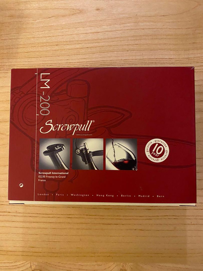 Screwpull Lever Model LM200 with Foilcutter, Furniture & Home Living