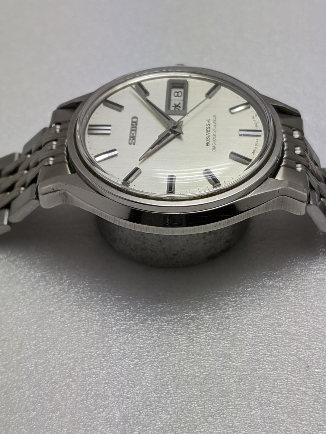 SEIKO BUSINESS-A DIASHOCK 27 JEWELS AUTOMATIC WATCH 1967's, Luxury, Watches  on Carousell