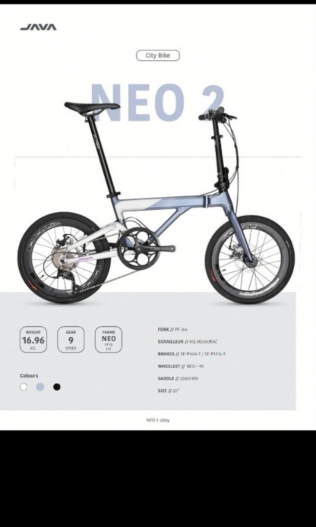 java neo 2 folding bike