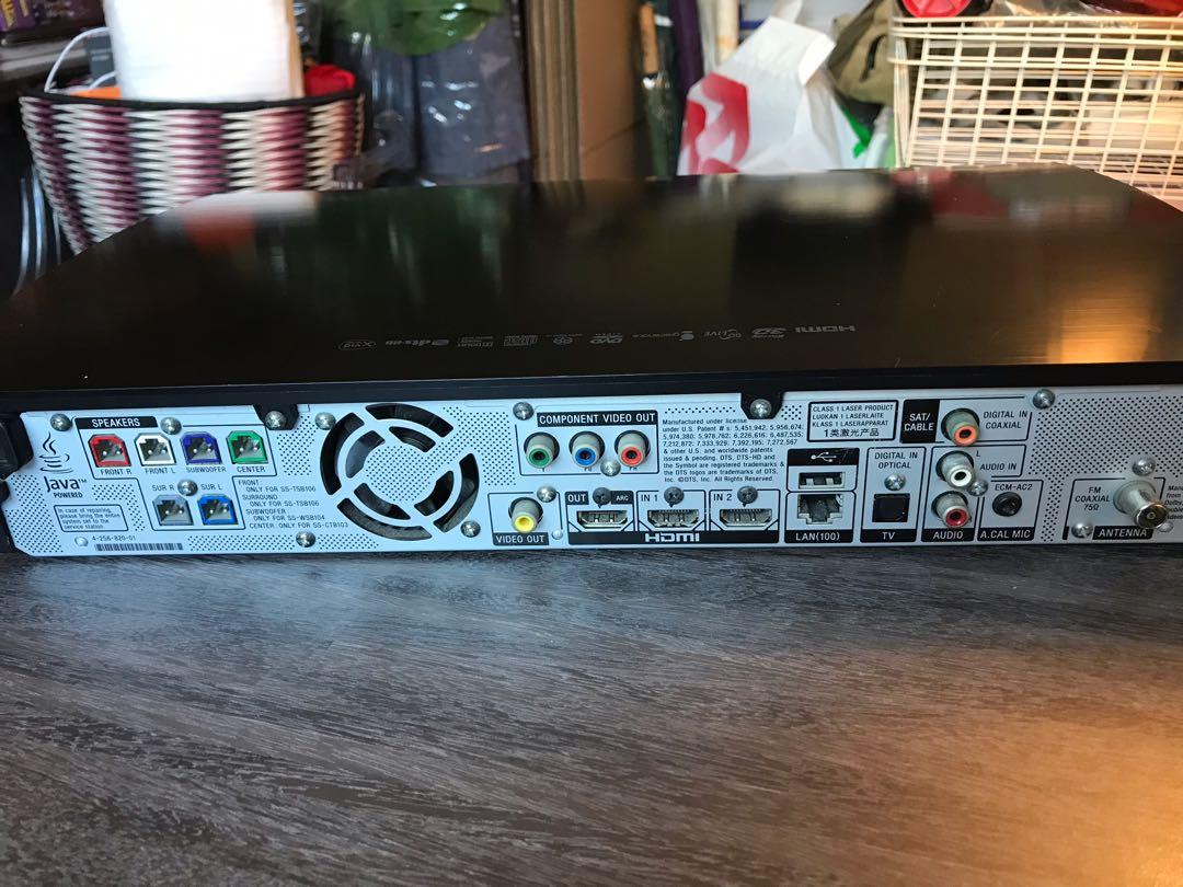 Sony BluRay Disc/DVD Home Theatre System, TV & Home Appliances, TV