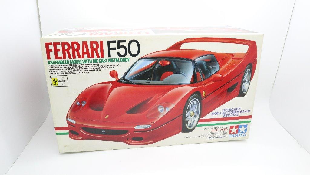 Tamiya 田宮雙星1 12 Ferrari F50 Collections Club Special 法拉利合金模型車red 1997 興趣及遊戲 玩具 遊戲類 Carousell