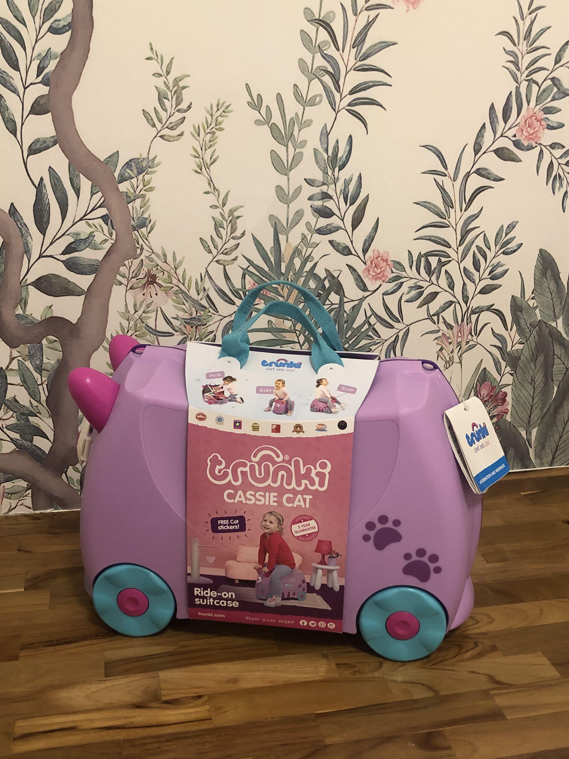 Trunki Purple Cat Luggage Babies Kids Strollers Bags