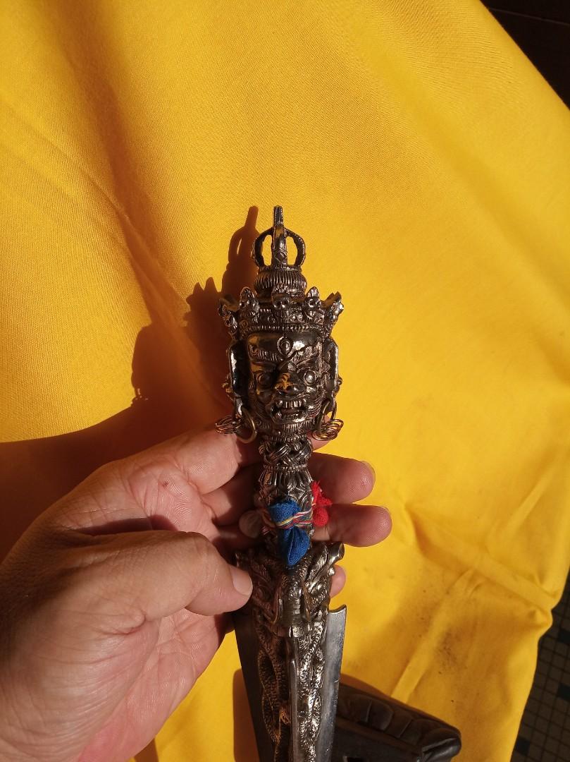 Vajrakilaya Ritual Phurba, 10 to 12 inches, Made Of 9 Metals, Hobbies ...