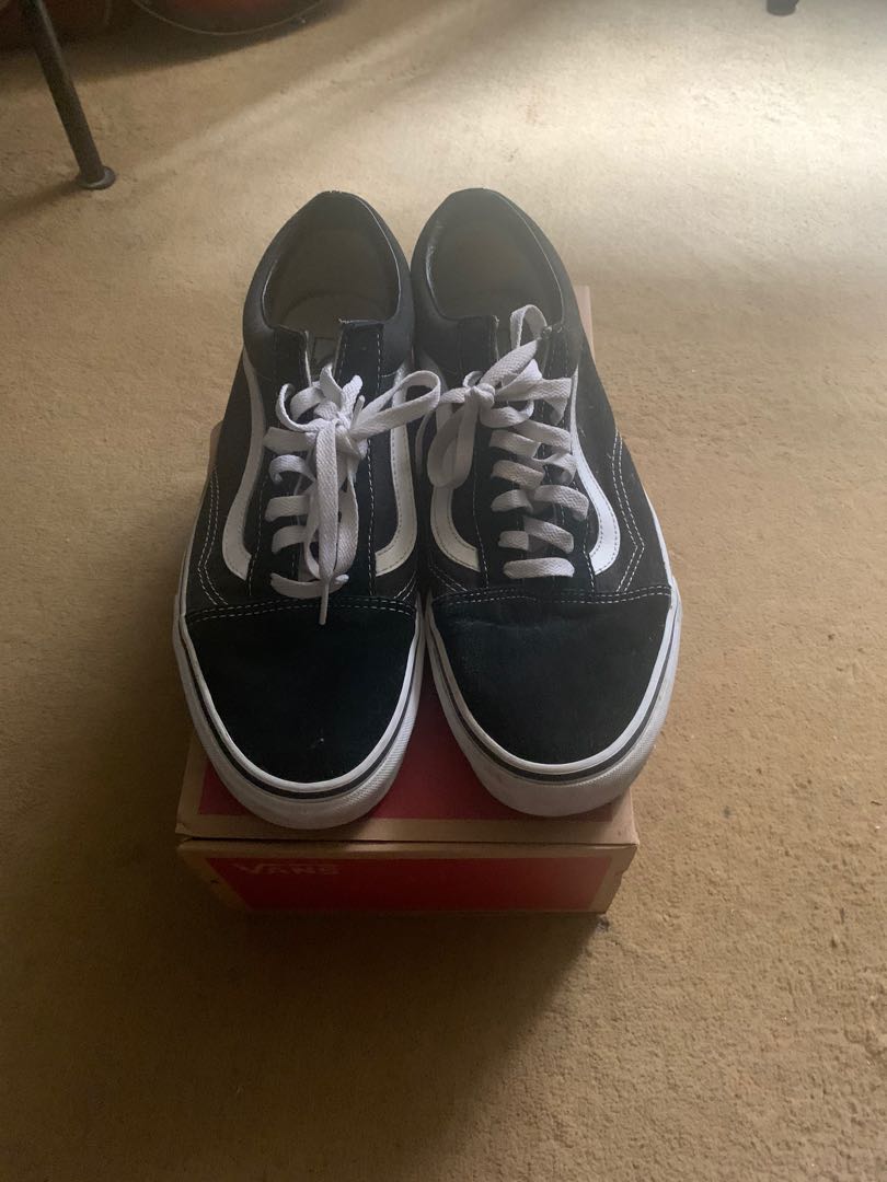 Vans Old Skool Black, Men's Fashion, Footwear, Sneakers on Carousell