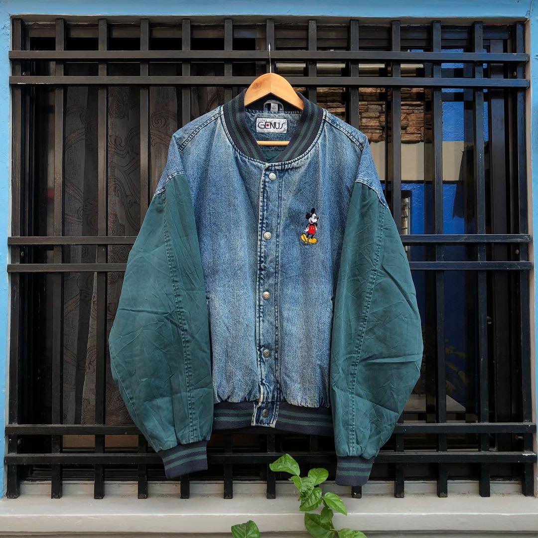 Vintage mickey shop mouse jean jacket
