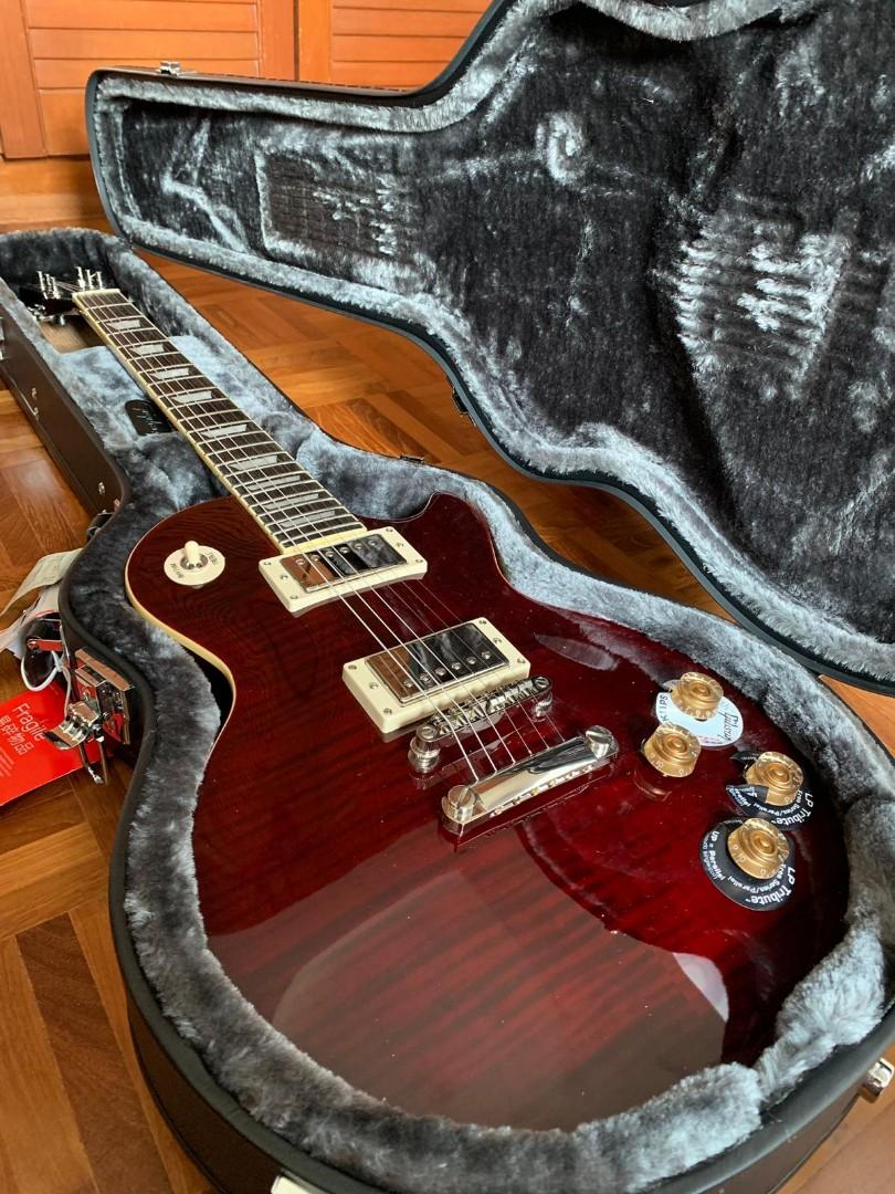 Epiphone les paul tribute shop plus black cherry