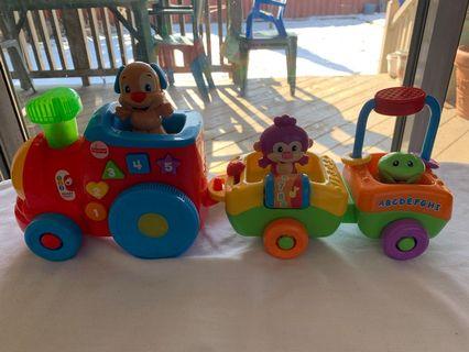 5 piece learning train set