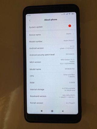 Redmi Note 5