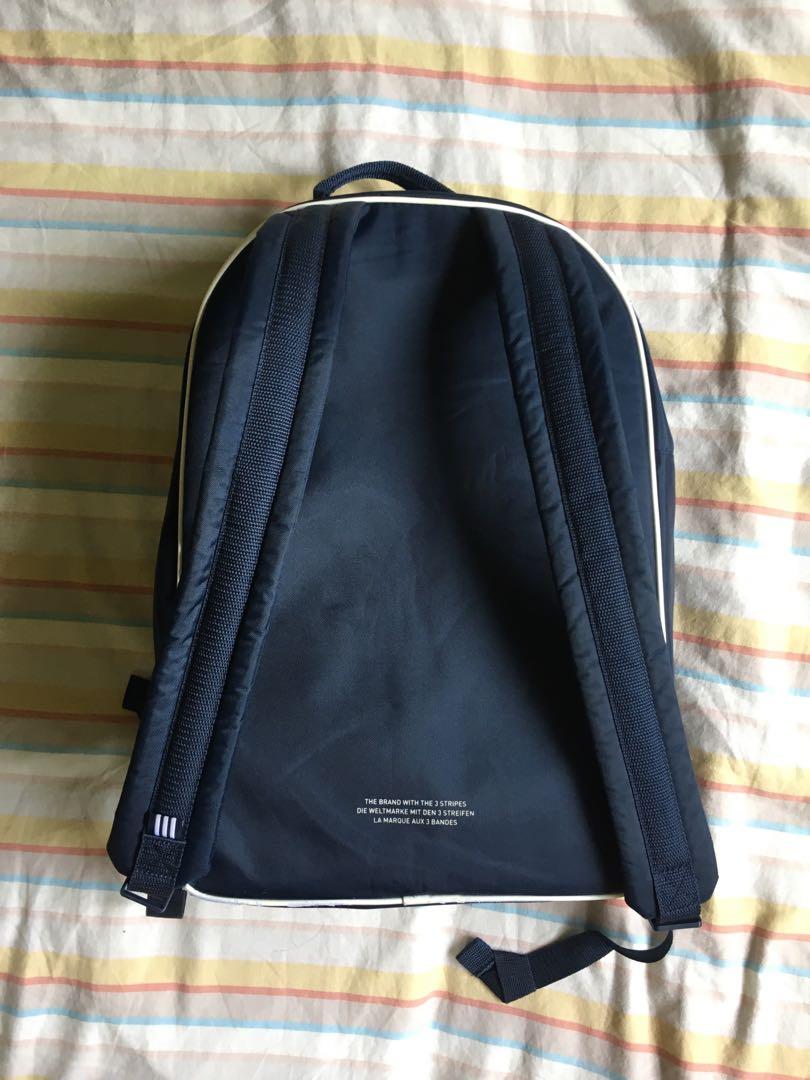 Adidas Navy blue Backpack, Women's Fashion, Bags & Wallets, Backpacks ...