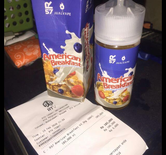 Liquid Vape American Breakfast V2 3mg From Hero 57 Not Oat Drips Elektronik Lainnya Di Carousell