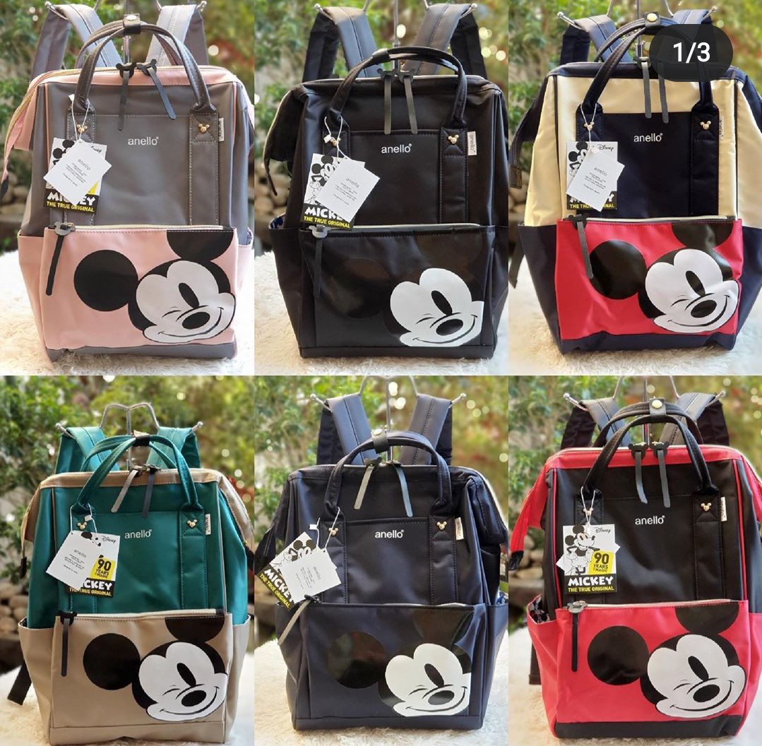 Anello Mickey Mouse Backpack, Women's Fashion, Bags & Wallets