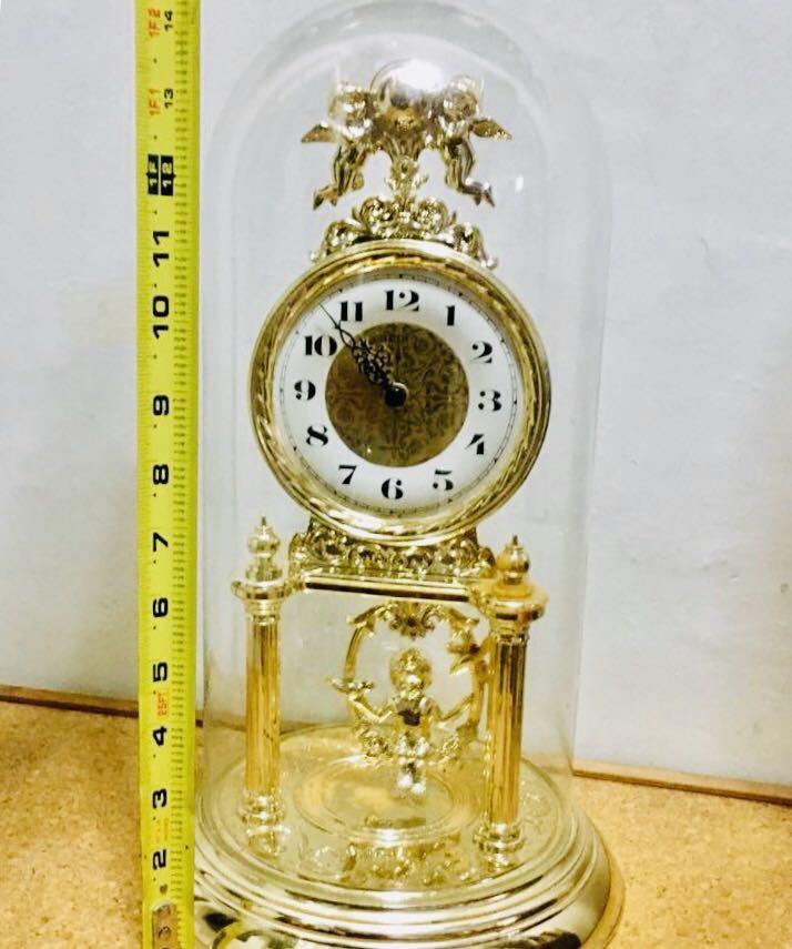 Anniversary Clock (table clock) (Category: Clocks) located in Makati City. Submitted by tomypom (Listing ID 278348315, Image 1). Description: Selling my vintage table clock collection 4,999 each. Authentic and working. With torsional pendulum working. .