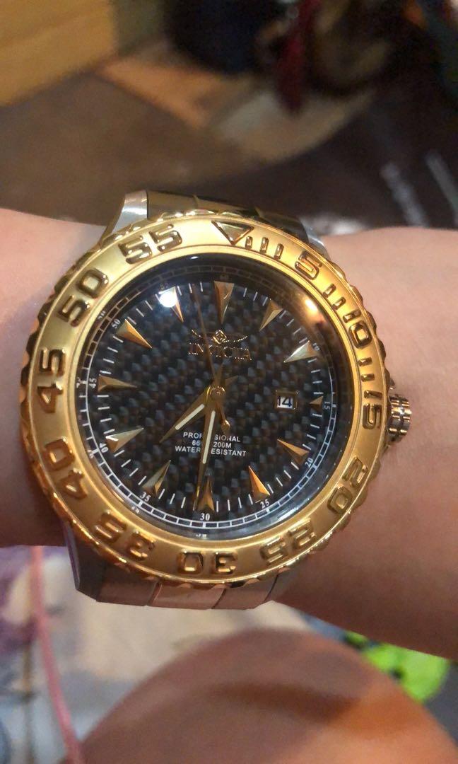 Auth Invicta Pro Divers Watch 12556