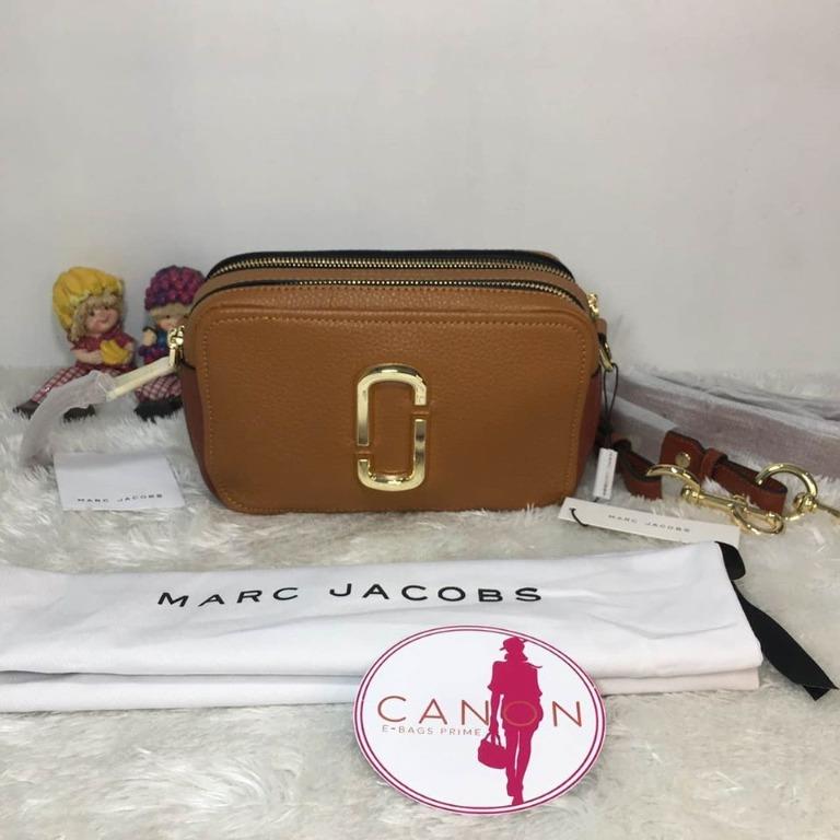 Marc Jacobs The Softshot 27 Crossbody Bag - Brown In Acorn Multi