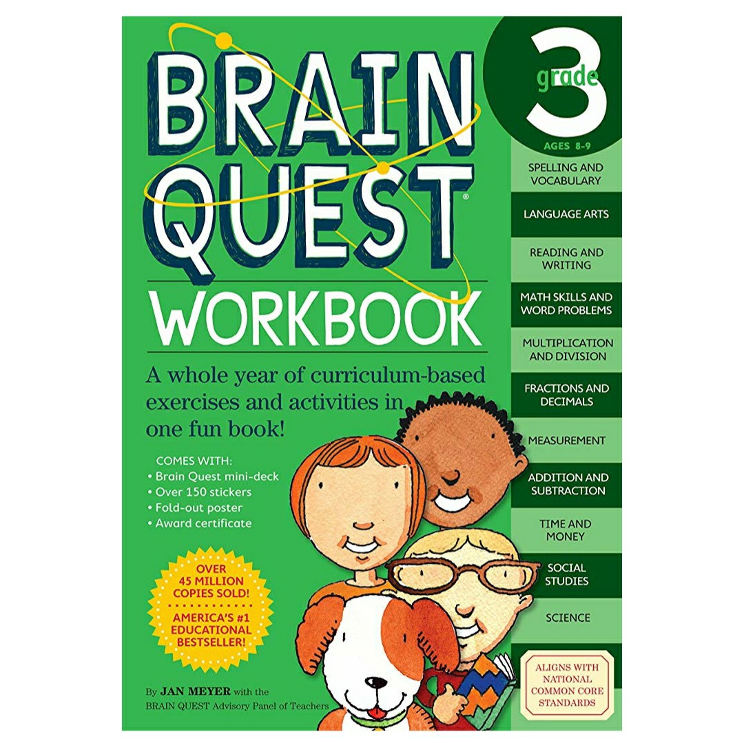 *Ready Stock* BN Brain Quest Workbook Grade 3 / P3 Primary Assessment